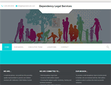 Tablet Screenshot of dependencyls.com